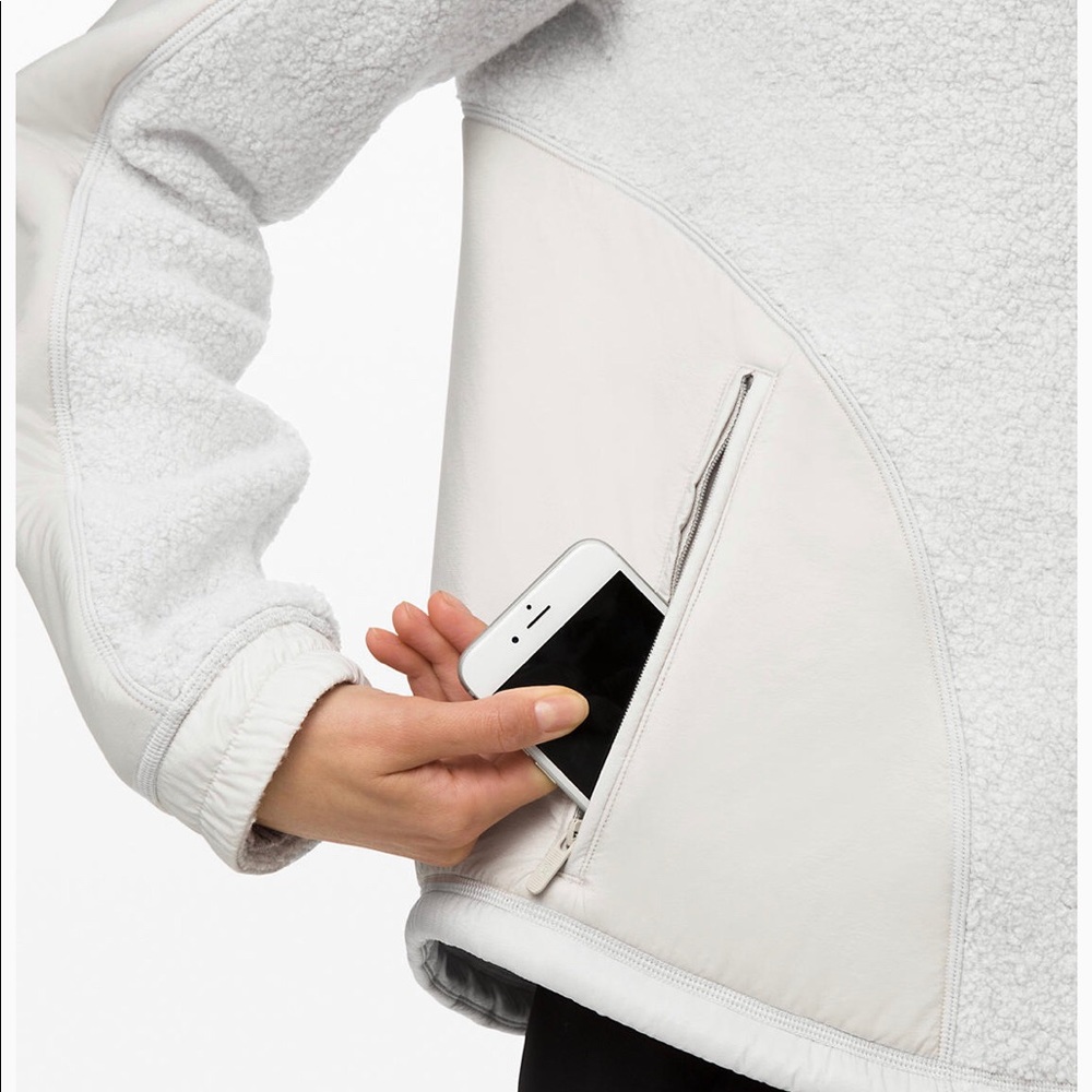 Lululemon Go Cozy Jacket White - Picture 2 of 7
